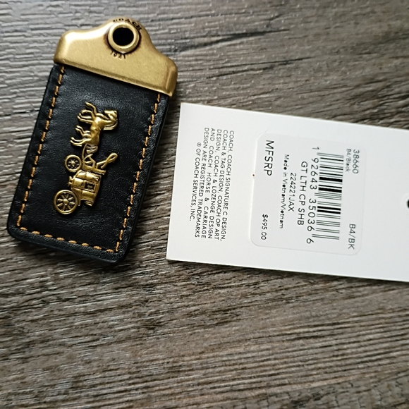 Coach 1941 Cooper Shoulder Bag Purse 38660 Crossbody Black Converts Clutch - Picture 9 of 15